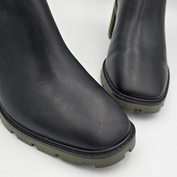 Sanctuary Primetime Leather High Heel Booties, Black, Size 8 - Picture 3 of 16